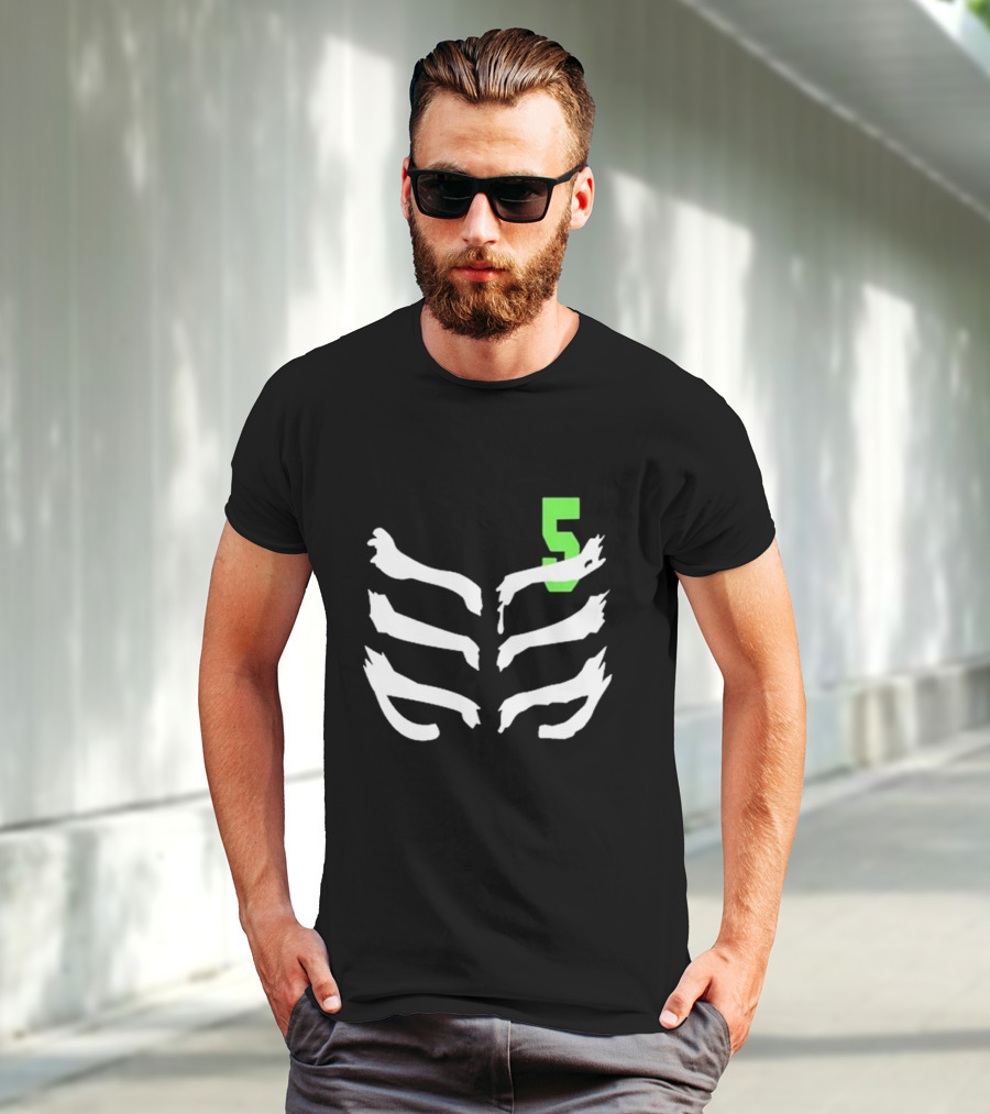 Lloyd Garmadon Ninjago Energy Elemental Symbol Number 5 T-Shirt
