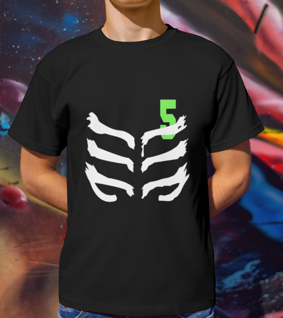 Lloyd Garmadon Ninjago Energy Elemental Symbol Number 5 T-Shirt