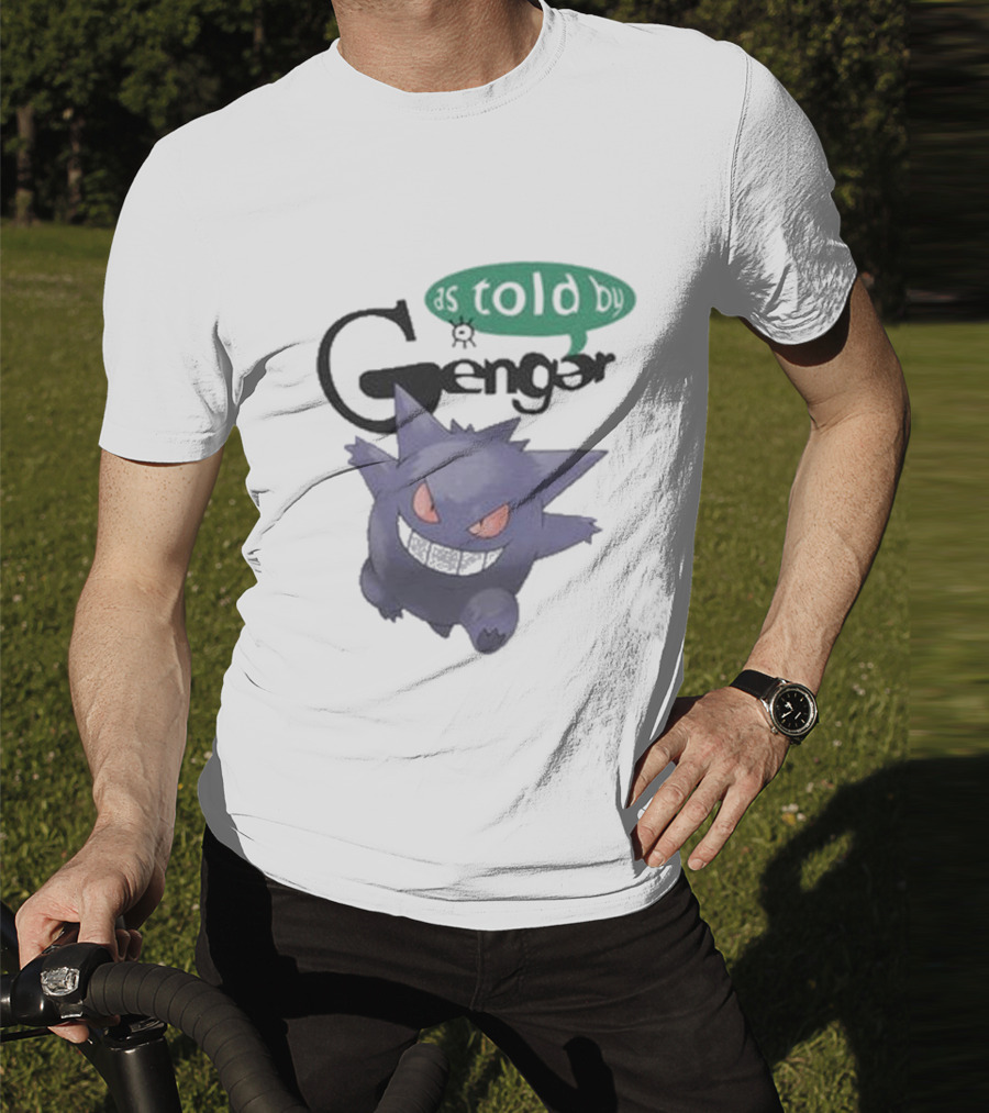 Pokemon As Told By Gengar Ghost-Type Adventure T-Shirt