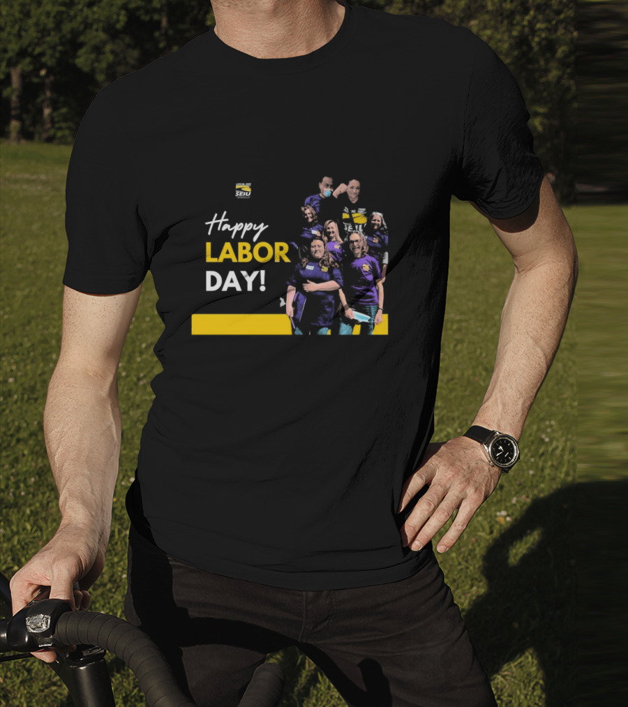 Seiu Local 509 Celebrates Happy Labor Day With Team Spirit T-Shirt