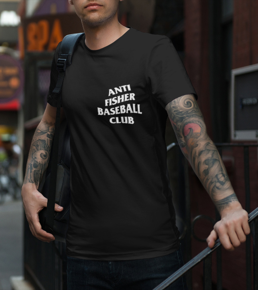 Anti Fisher Baseball Club Aesthetic Trend T-Shirt