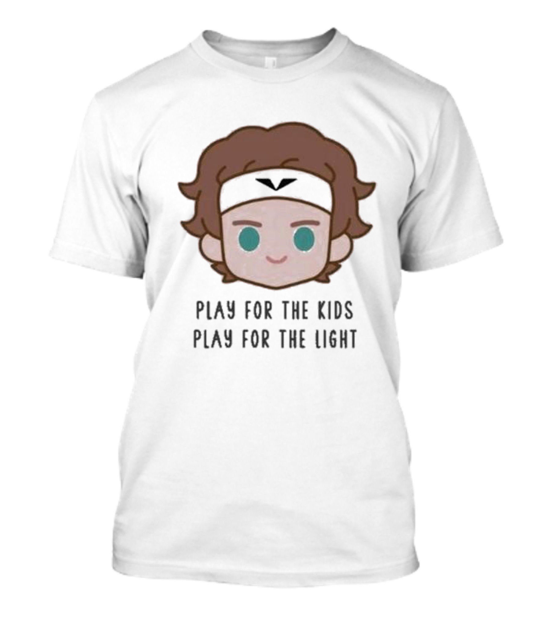 Andrey Rublev Play For The Kids Play For The Light Kawaii Headband T-Shirt