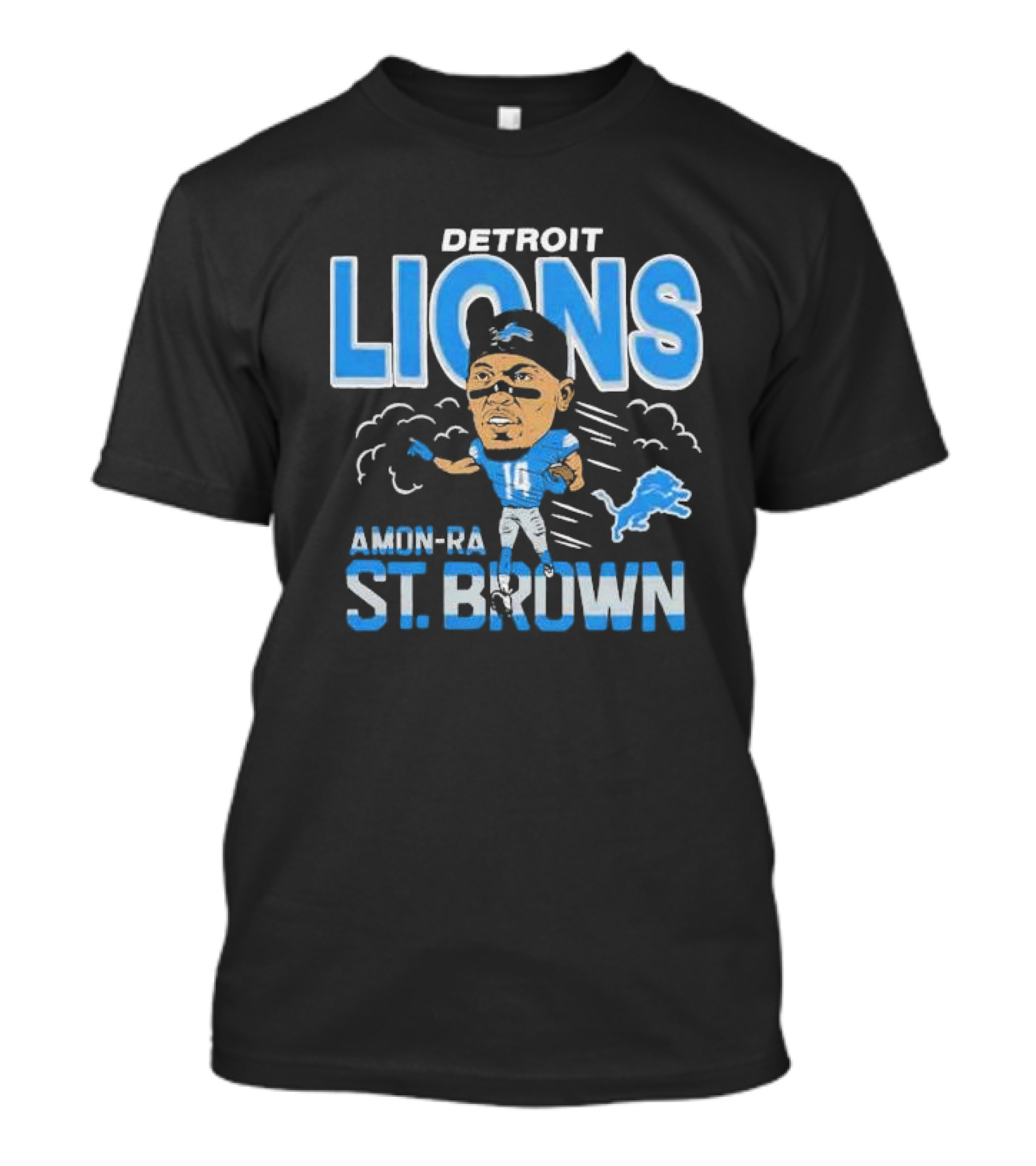 Detroit Lions Amon-Ra St. Brown Player T-Shirt