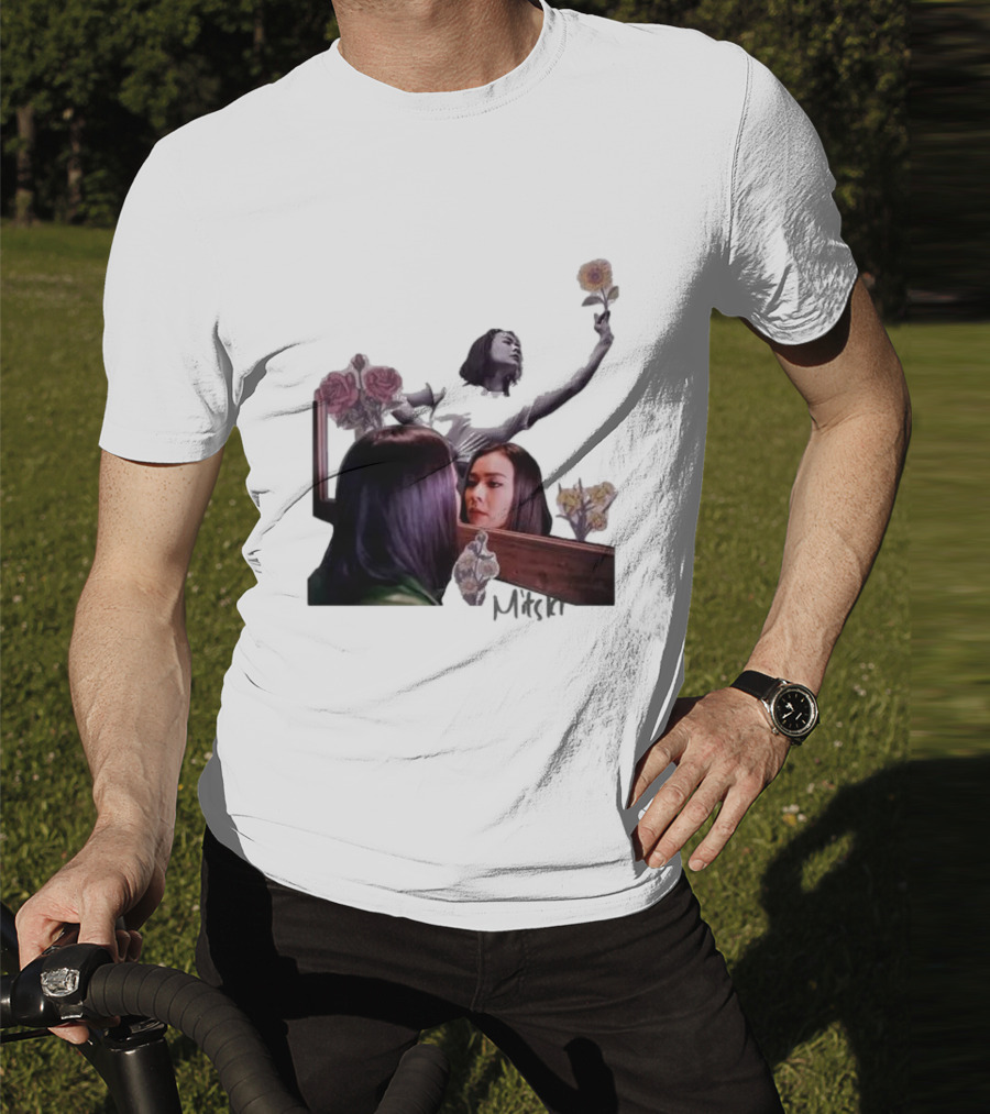Mitski Collage With Flowers And Reflective T-Shirt