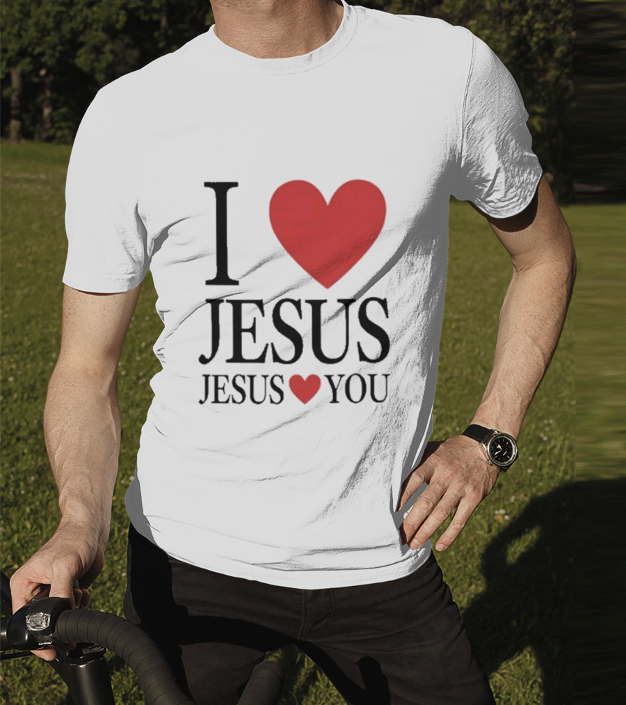 Bryce Crawford I Heart Jesus Jesus Loves You T-Shirt