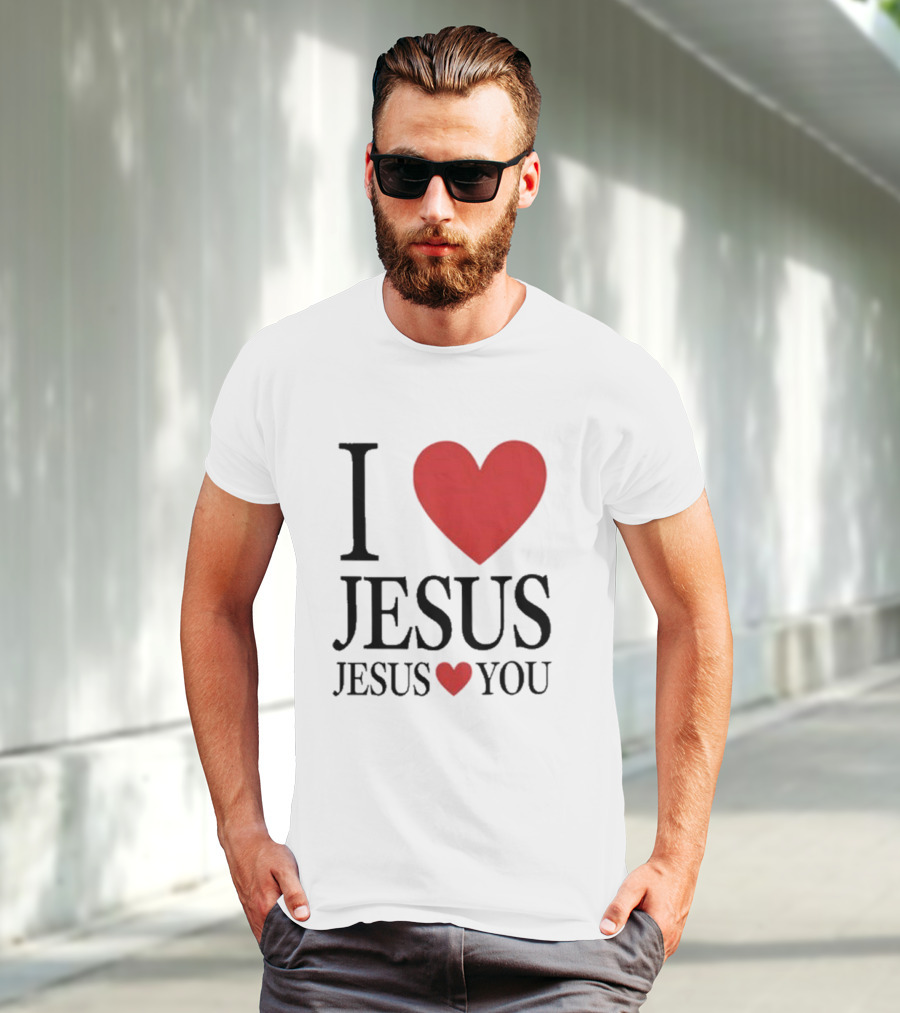 Bryce Crawford I Heart Jesus Jesus Loves You T-Shirt