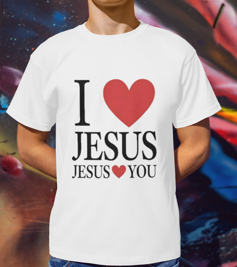 Bryce Crawford I Heart Jesus Jesus Loves You T-Shirt