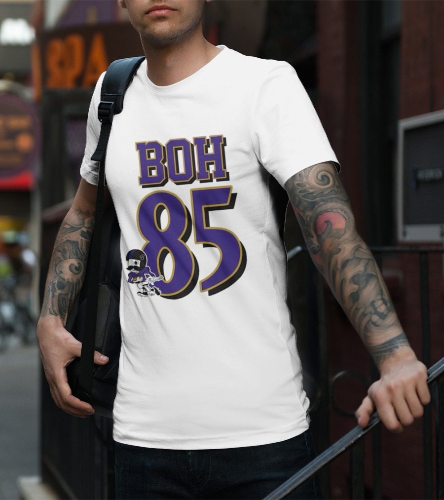 BOH 85 Game Day Football Player T-Shirt