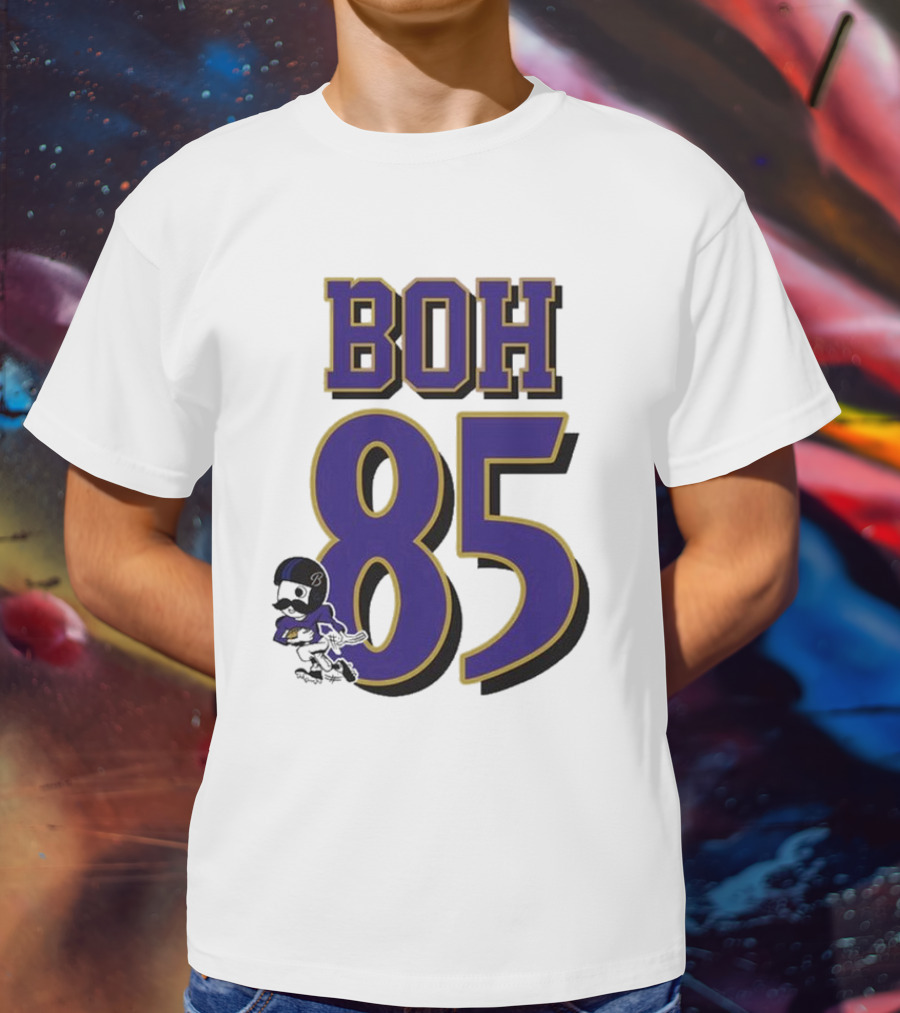 BOH 85 Game Day Football Player T-Shirt