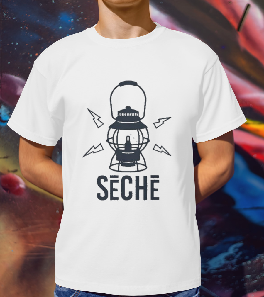 Jushi Camp Light Seche Lantern Electric Lightning T-Shirt