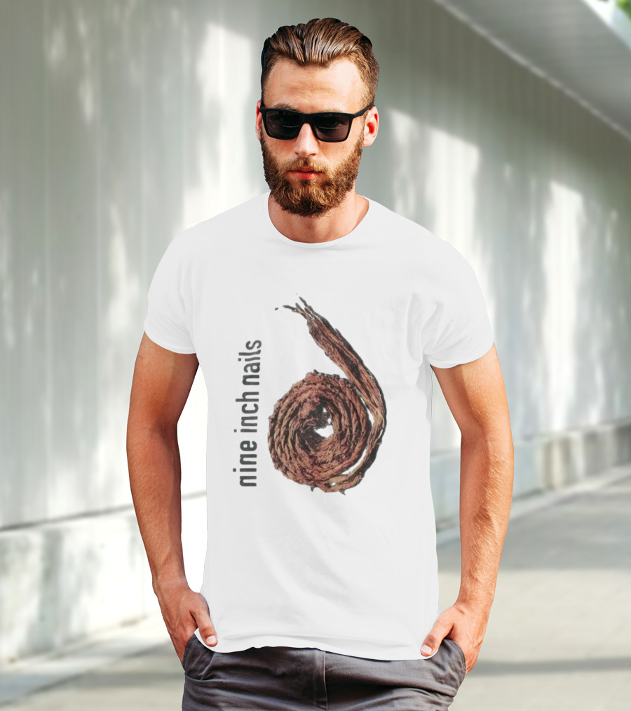 Nine Inch Nails Rope Coil Black T-Shirt