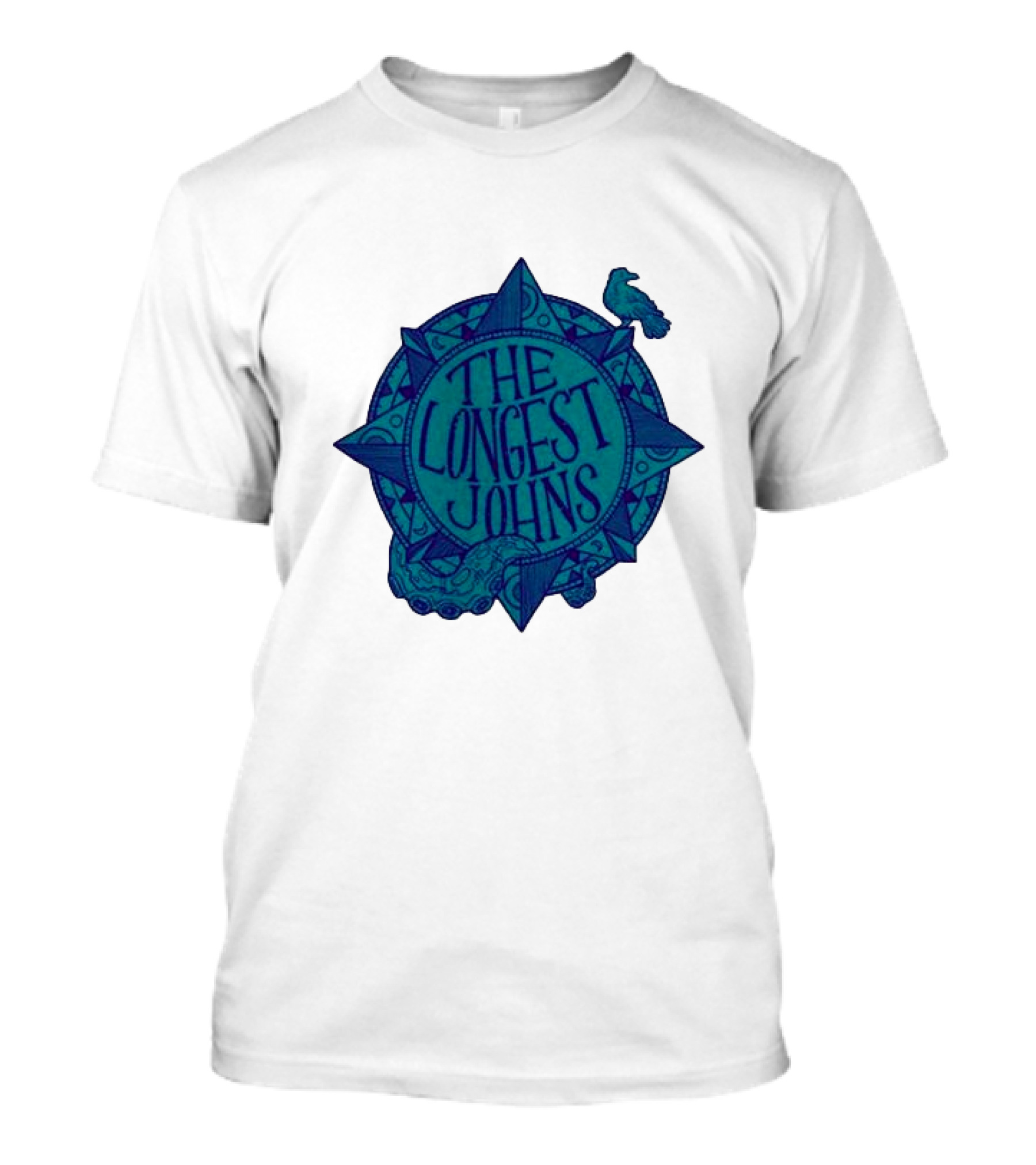 The Longest Johns Octopus Compass Jade T-Shirt