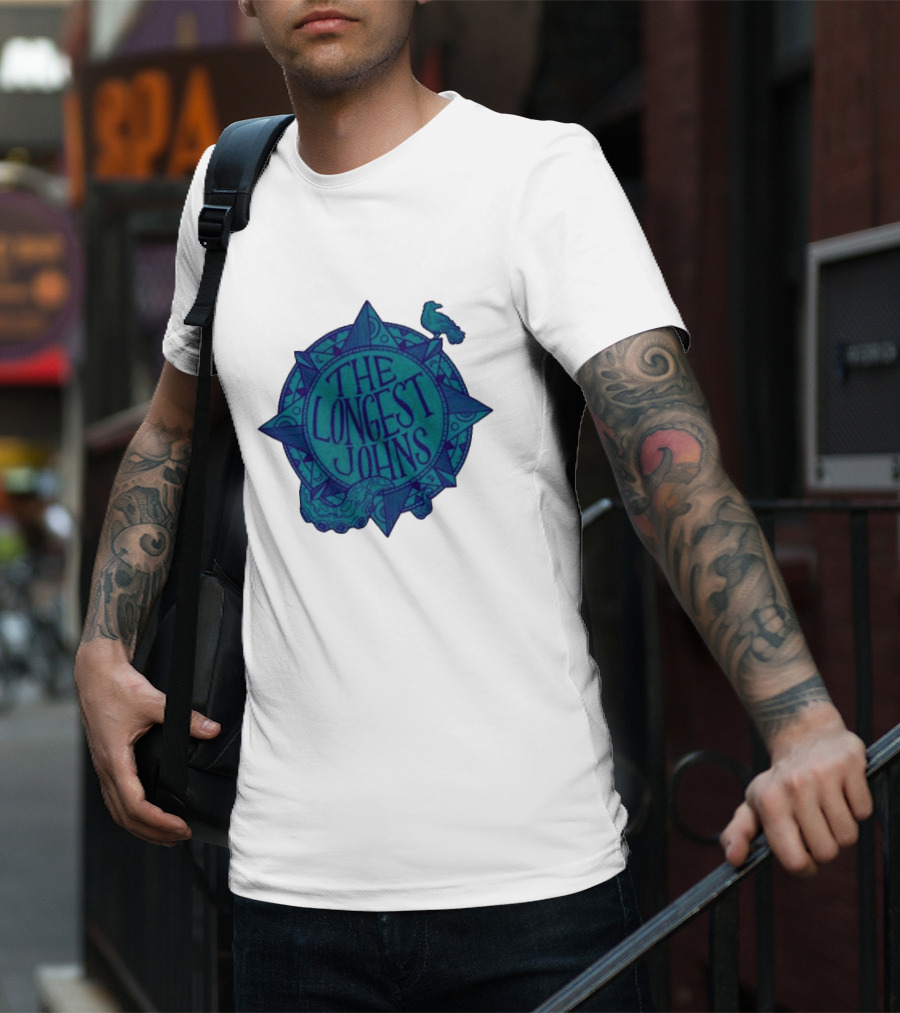 The Longest Johns Octopus Compass Jade T-Shirt
