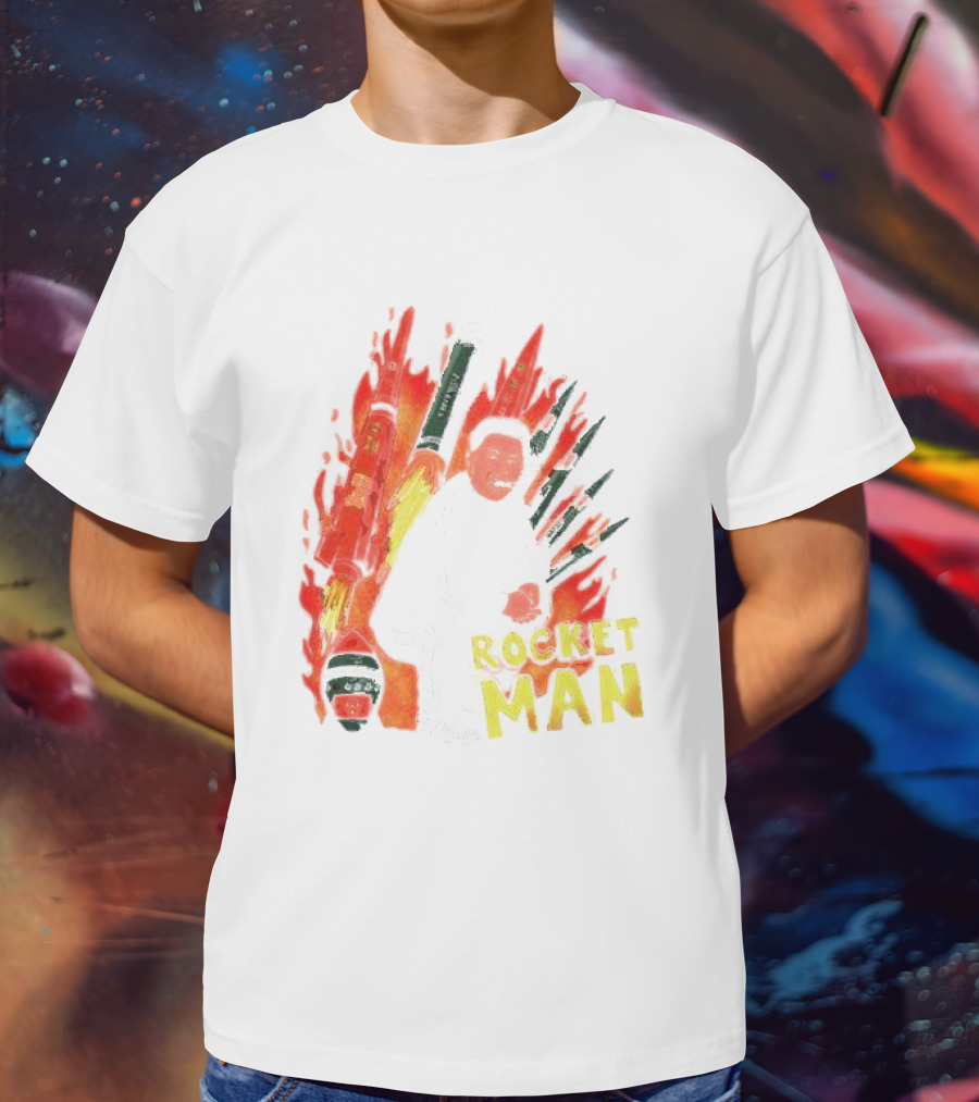 Penkmatters Rocket Man Korean Leader With Missiles T-Shirt