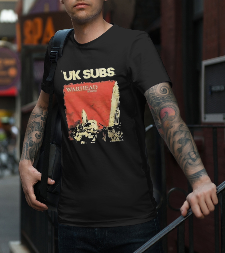 UK Subs Warhead Revisited Rocket T-Shirt