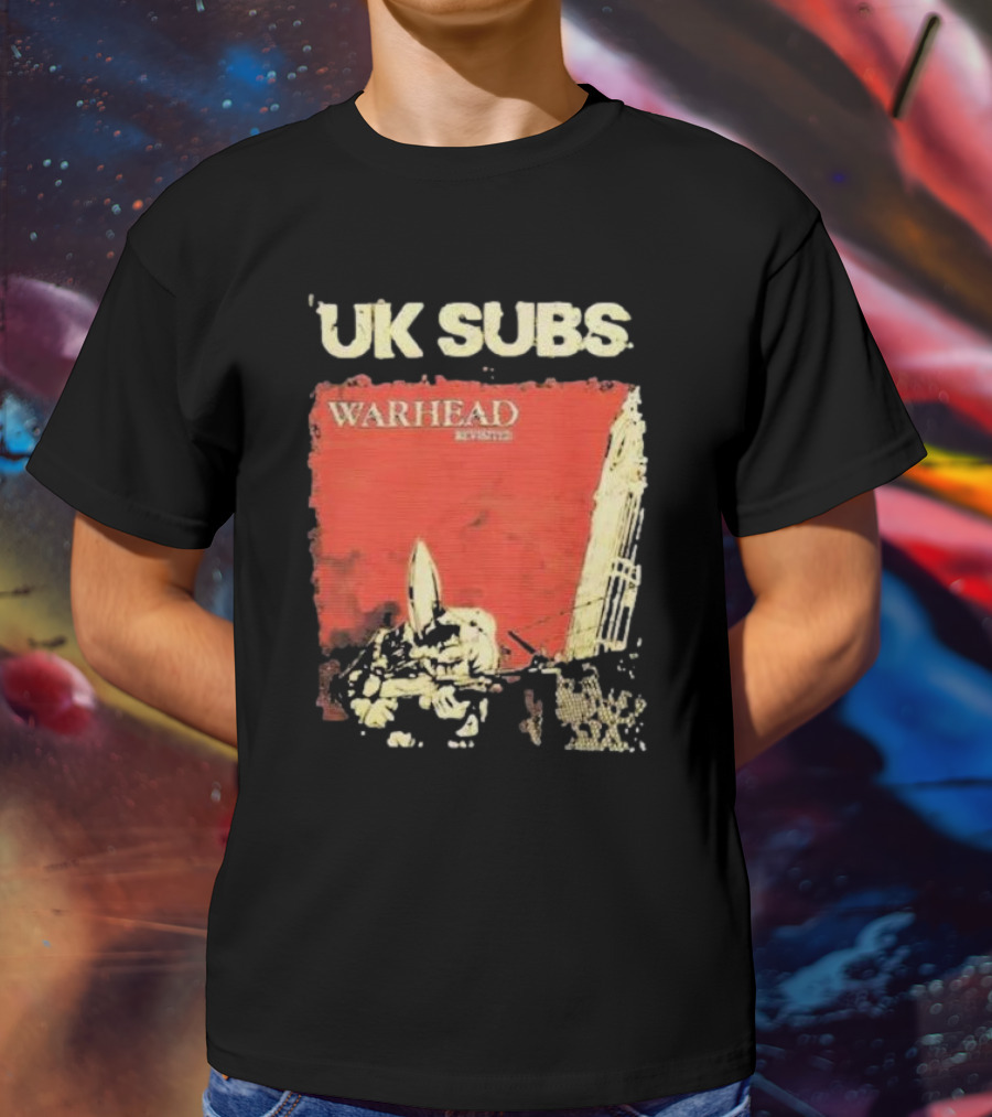 UK Subs Warhead Revisited Rocket T-Shirt