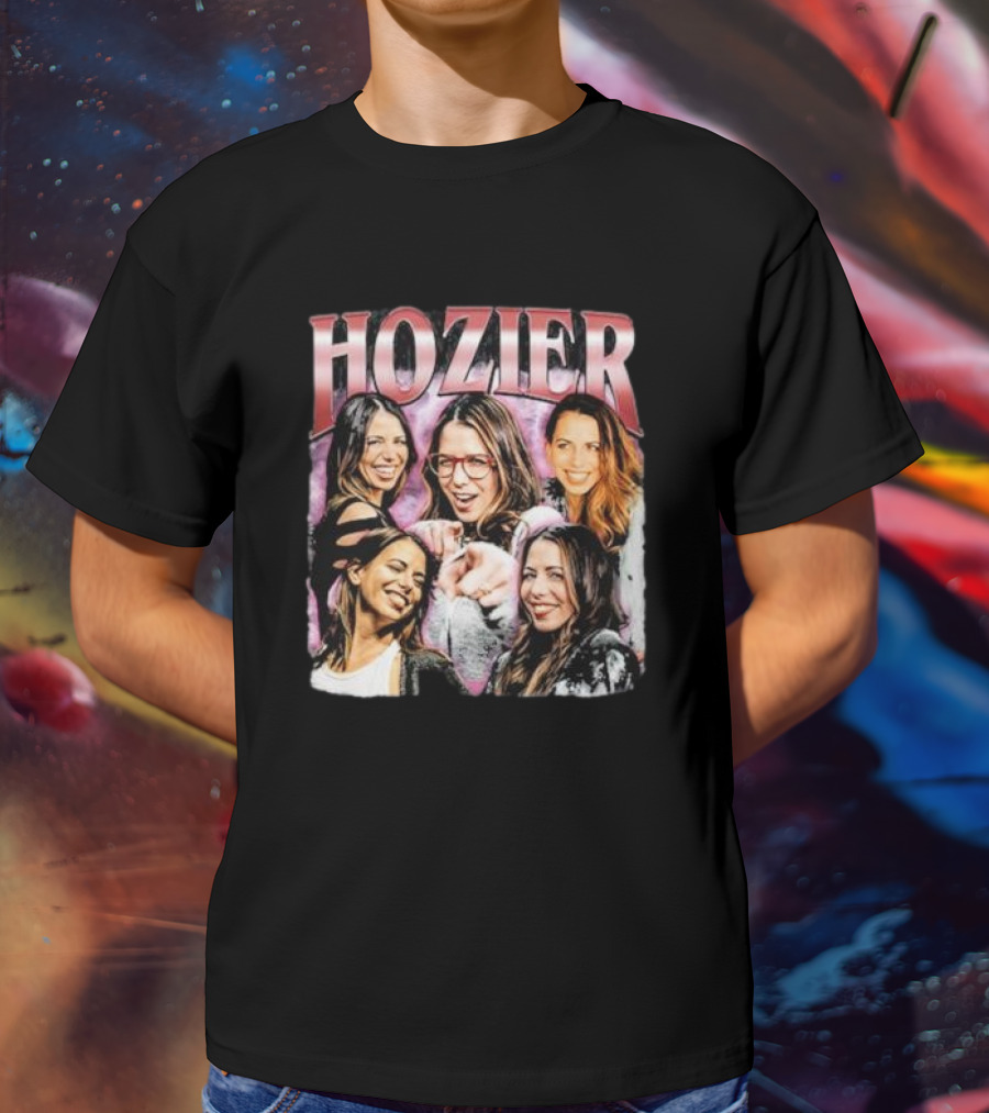Hozier Melodyprints Laura Smiling Women Collage T-Shirt
