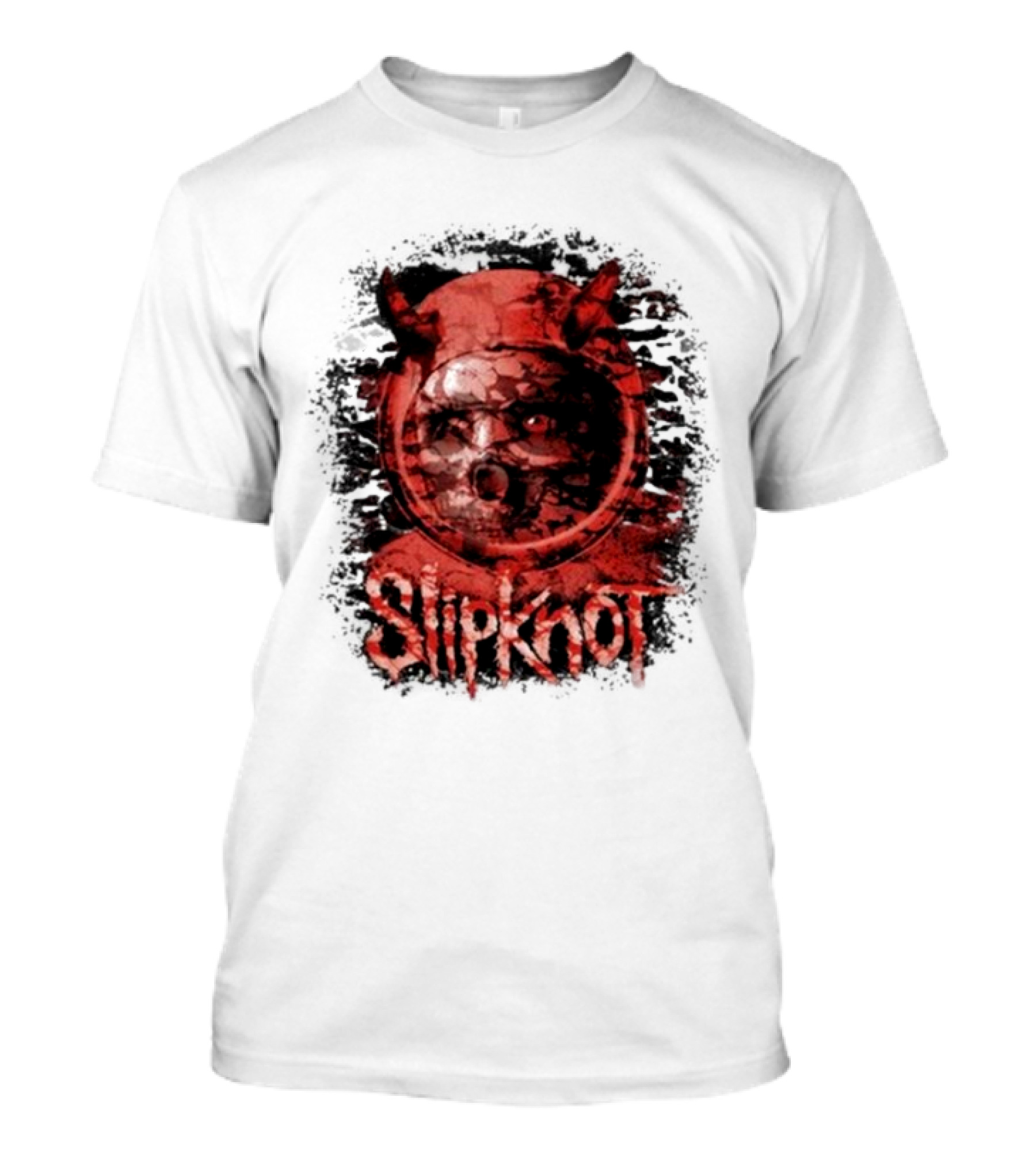 Slipknot Heller Air Capsule 001 Distorted Devil Mask T-Shirt