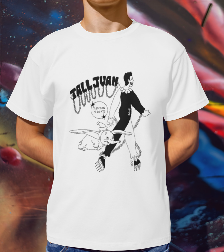 Tall Juan Raccoon Nights With Dumbo Character T-Shirt