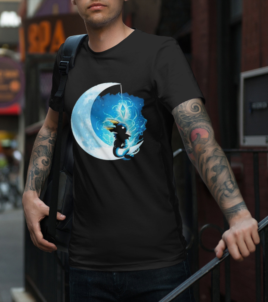 Water Stone Moon Dragon Vallina84 T-Shirt