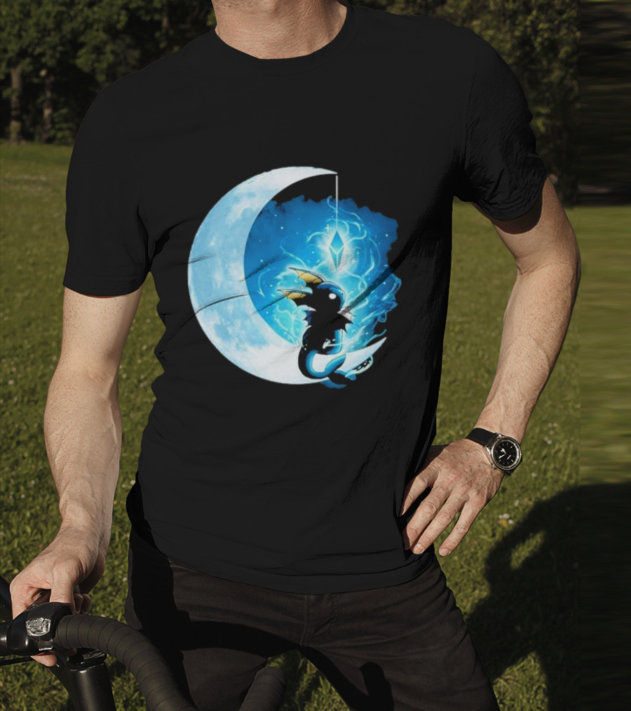 Water Stone Moon Dragon Vallina84 T-Shirt