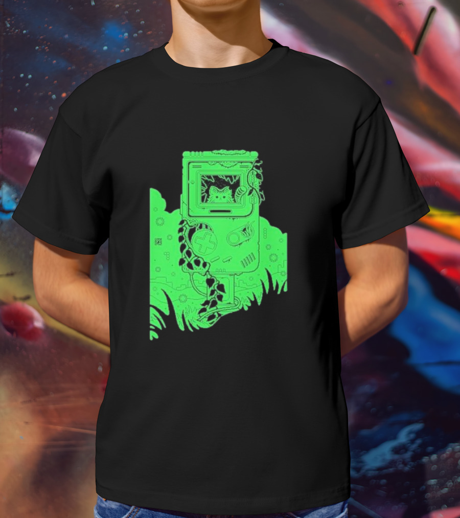 Abandoned Glow Retro Creature Drew Wise T-Shirt