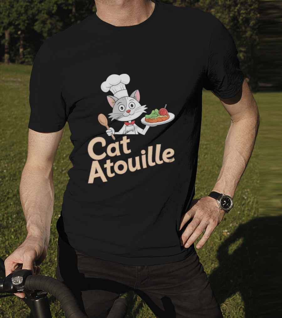 Cat Atouille Chef Cat With Ratatouille T-Shirt