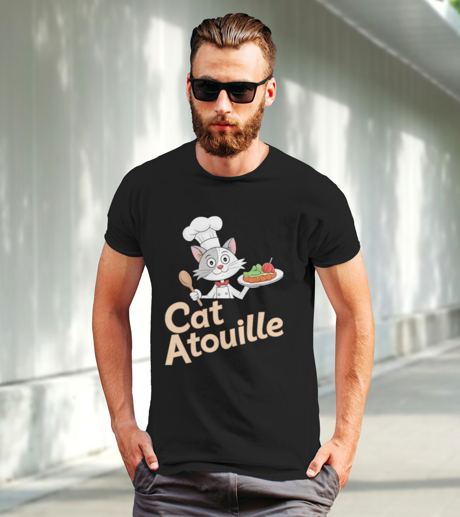 Cat Atouille Chef Cat With Ratatouille T-Shirt