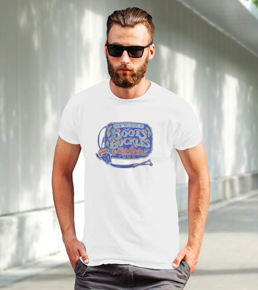 Ian Munsick Boots Buckles Bolos Tour T-Shirt