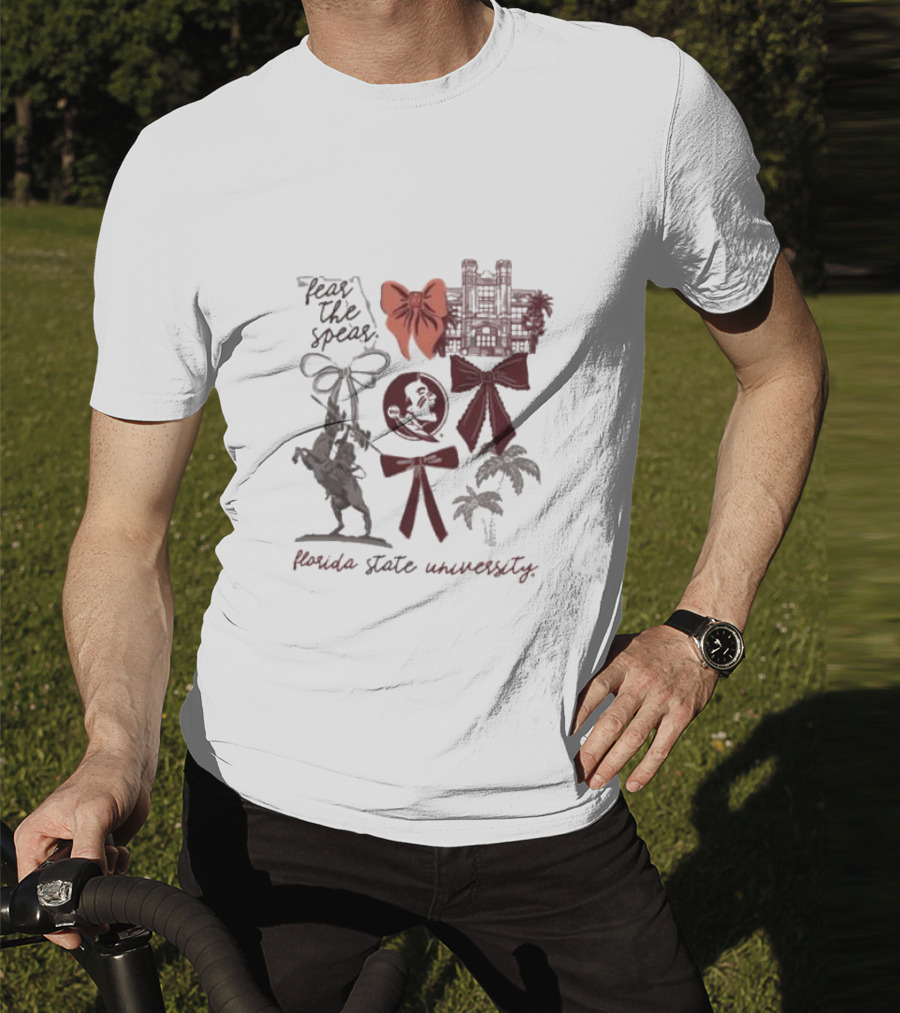 Florida State Seminoles Fear The Spear University Iconography T-Shirt