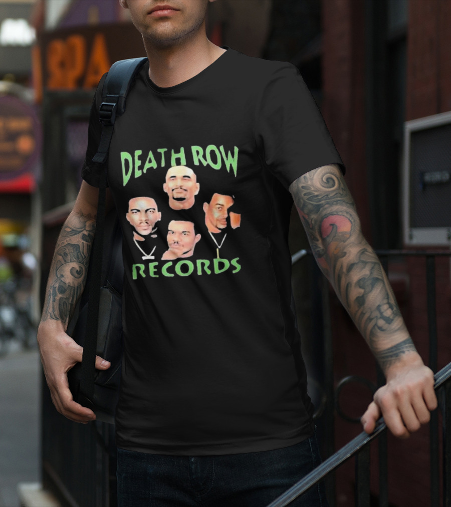 Death Row Records Famous Artists Icons T-Shirt