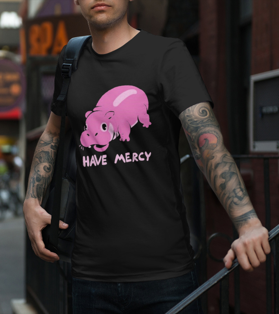 Have Mercy Pink Hippo T-Shirt