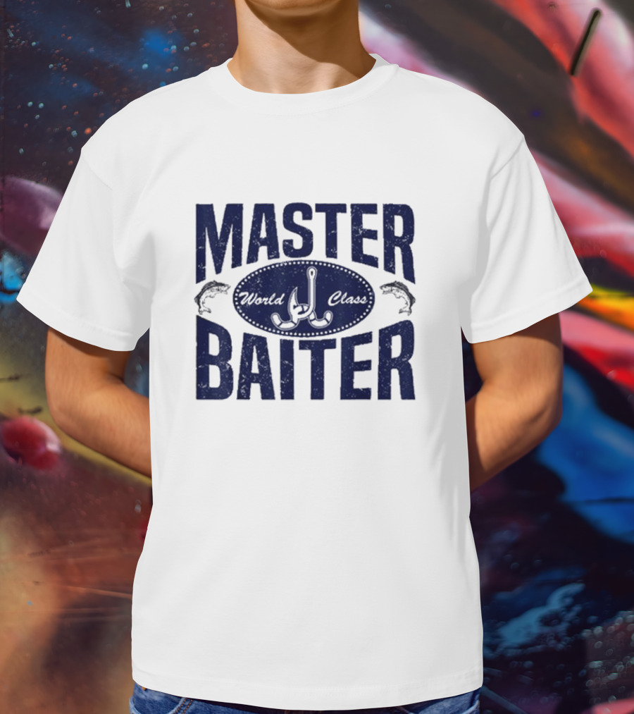 World Class Master Baiter Fishing Bait Hooks T-Shirt