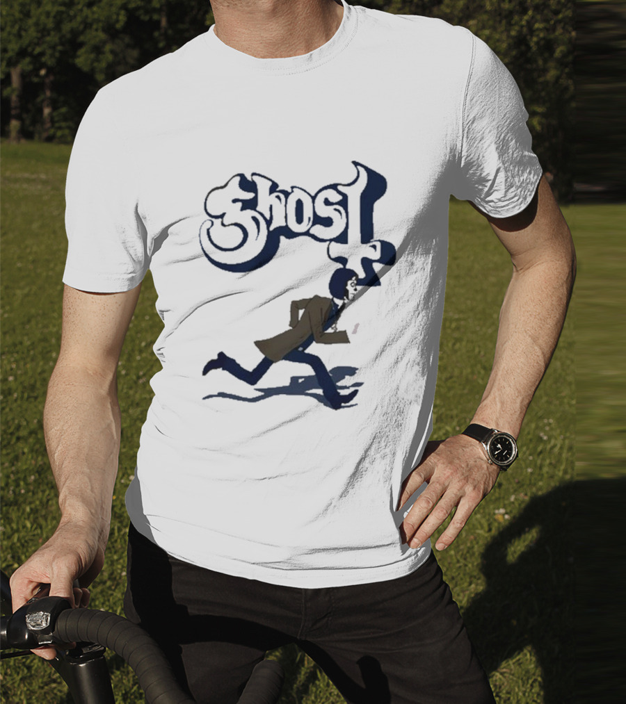 Ghost Band Retro Running Figure T-Shirt