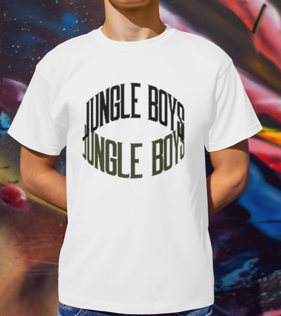 Jungle Boys 2D Optical Text Illusion T-Shirt