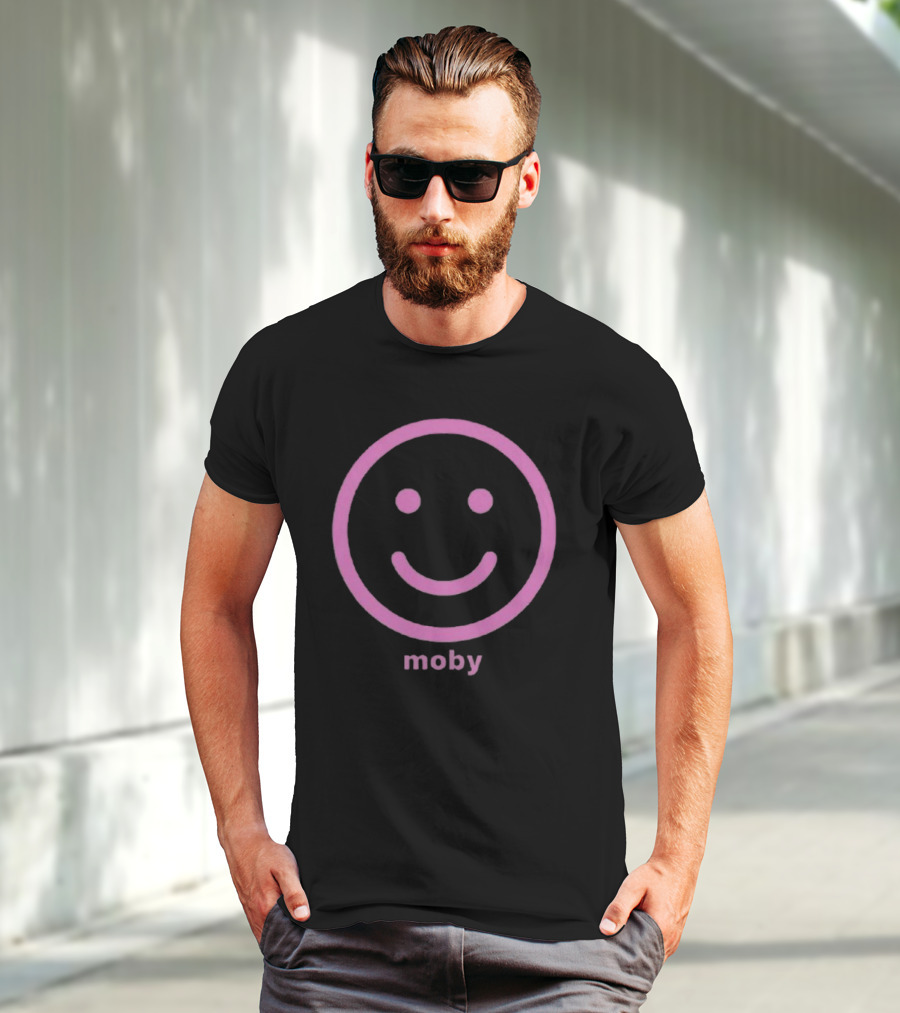 Moby Pink Smile Icon Feeling So Real T-Shirt