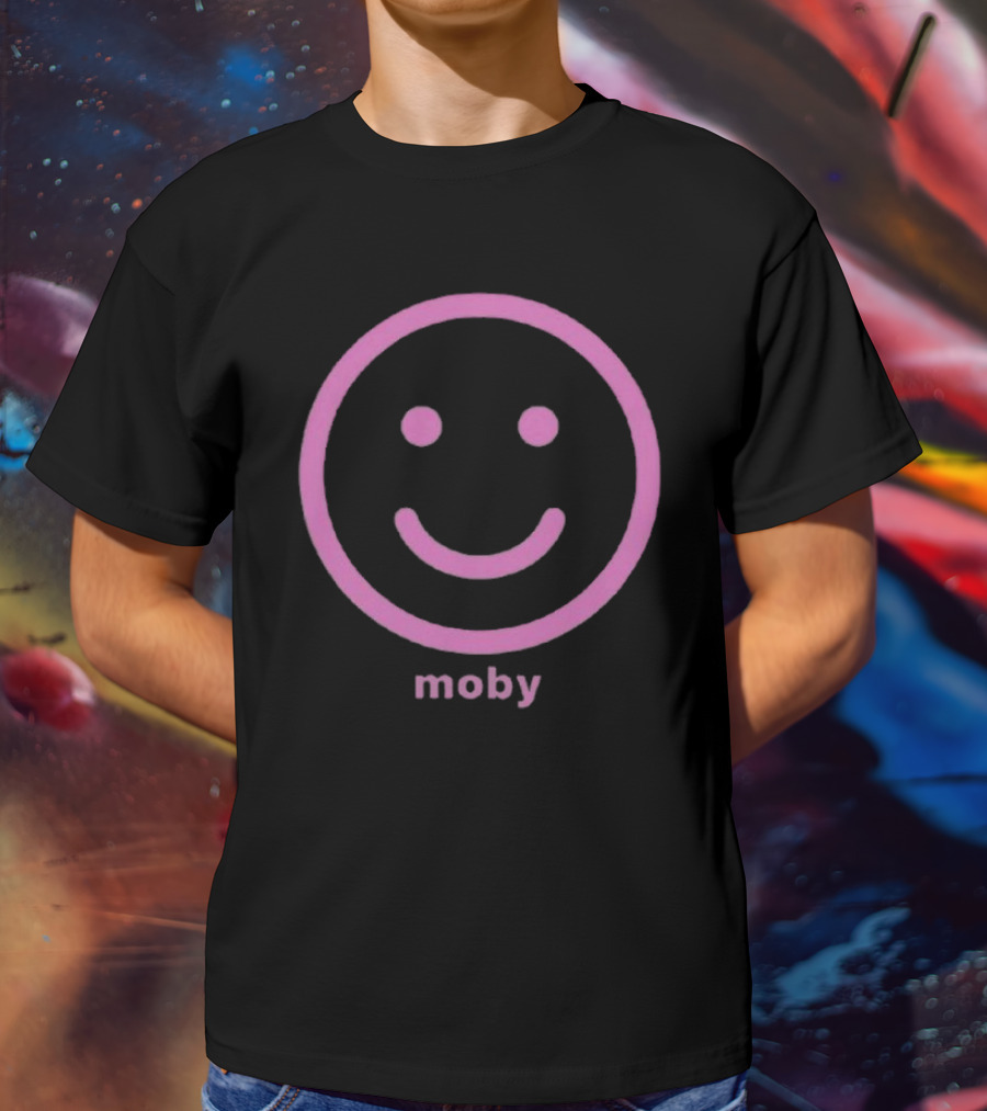 Moby Pink Smile Icon Feeling So Real T-Shirt