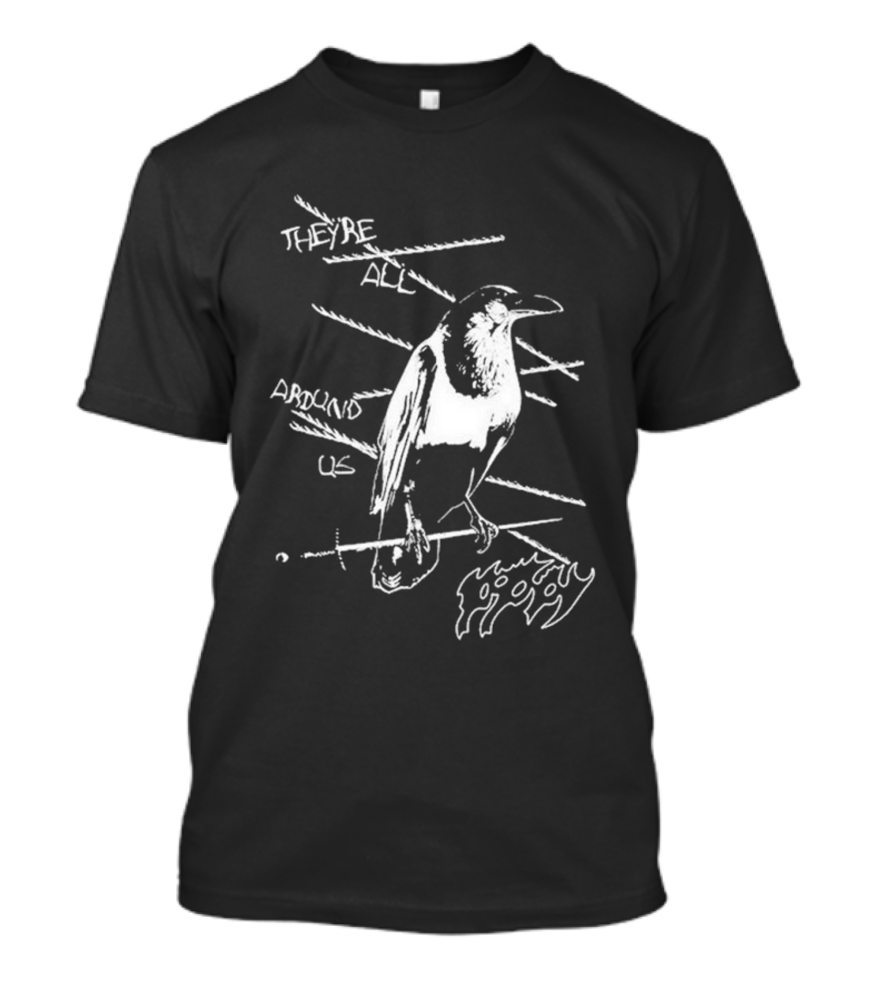 Poppy They’re All Around Us Crow T-Shirt