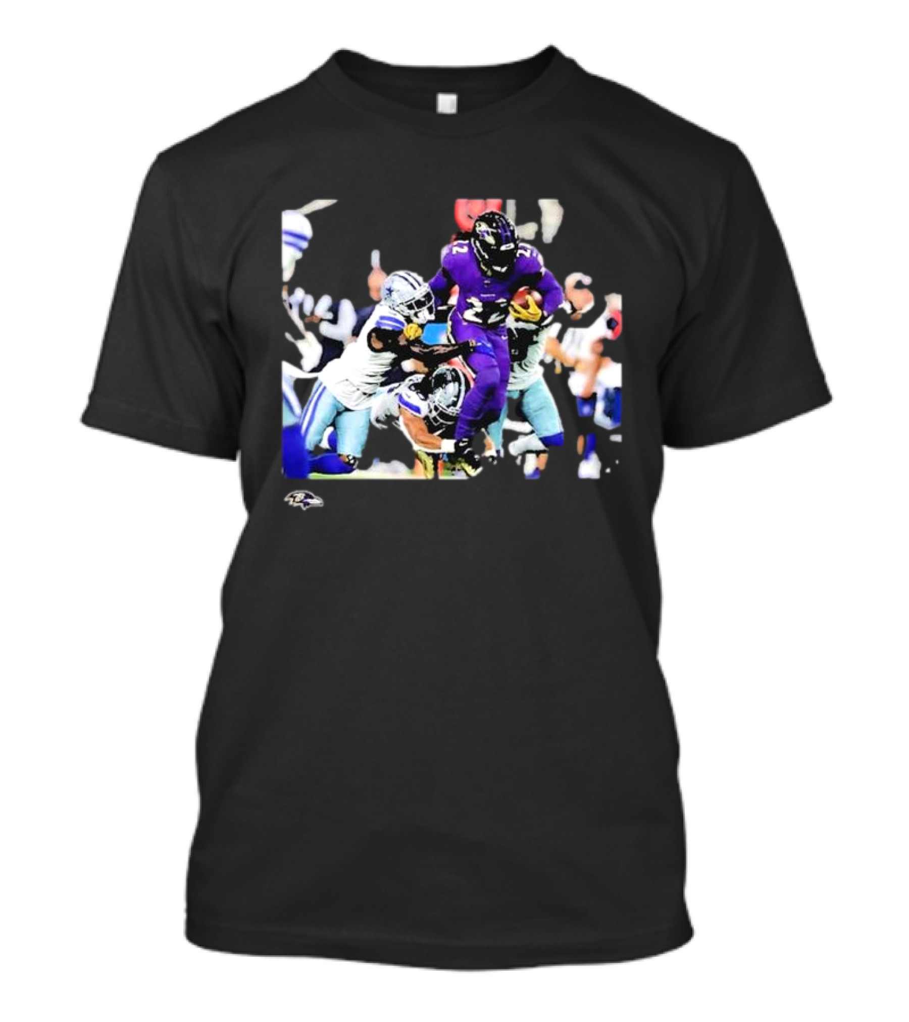 Derrick Henry Baltimore Ravens NFL Week 3 Action Play T-Shirt