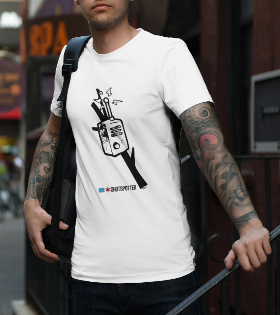 Raymond Lopez Walkie-Talkie Shotspotter Broken Signal T-Shirt