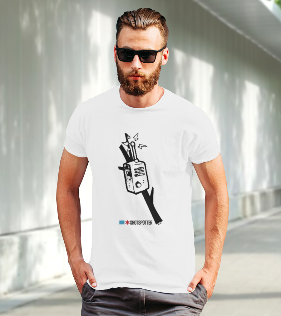 Raymond Lopez Walkie-Talkie Shotspotter Broken Signal T-Shirt