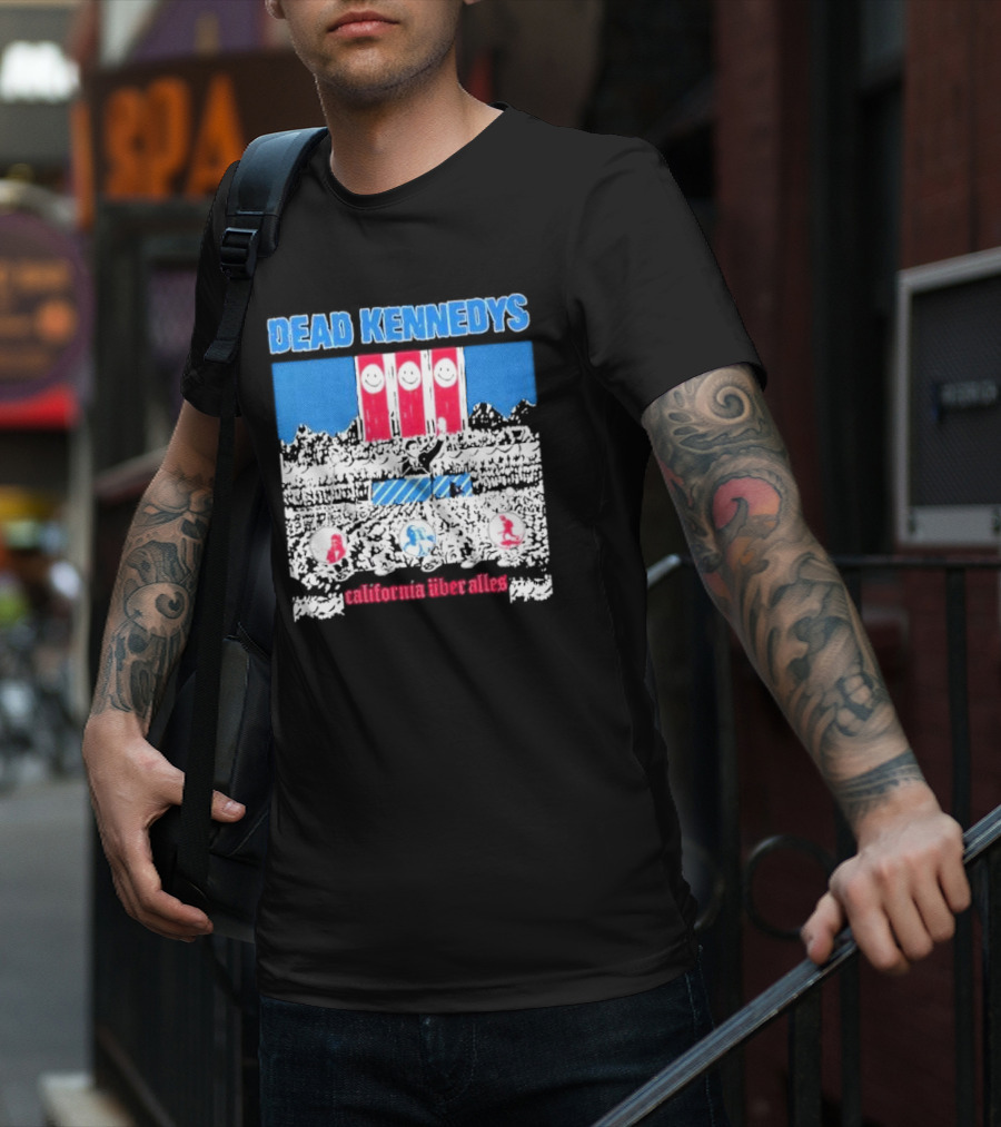 Dead Kennedys California Über Alles Smile Flags Punk T-Shirt