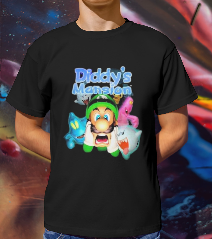 Diddy's Mansion Luigi Ghost Adventure T-Shirt