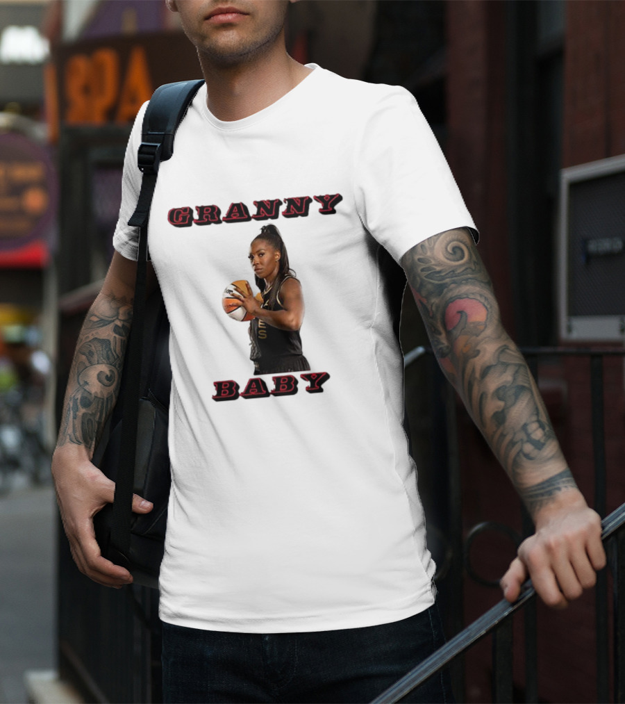 Granny Baby Basketball Player Chelsea Gray Ball Handling T-Shirt