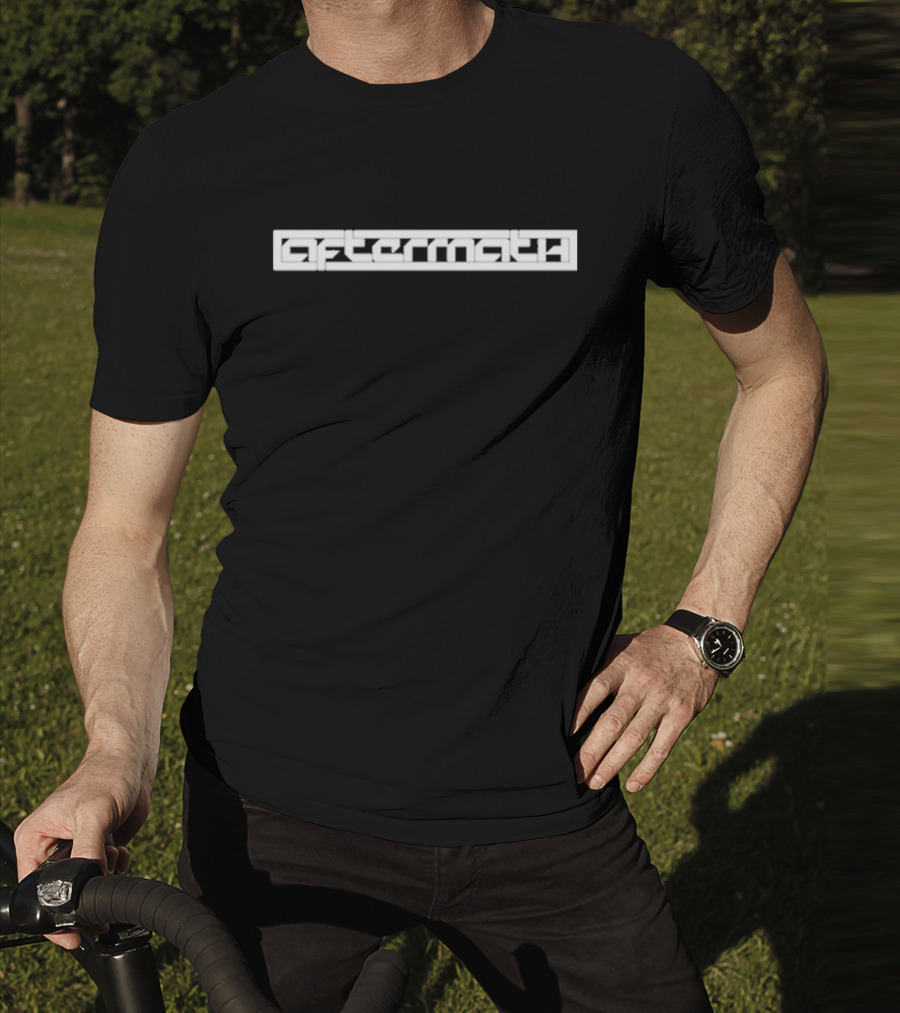 Aftermath Geometric Text T-Shirt