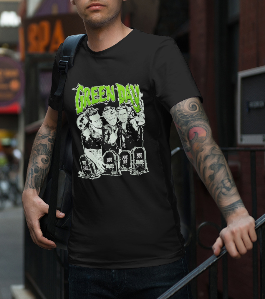Green Day Zombies You Are We Are Glow-In-The-Dark T-Shirt