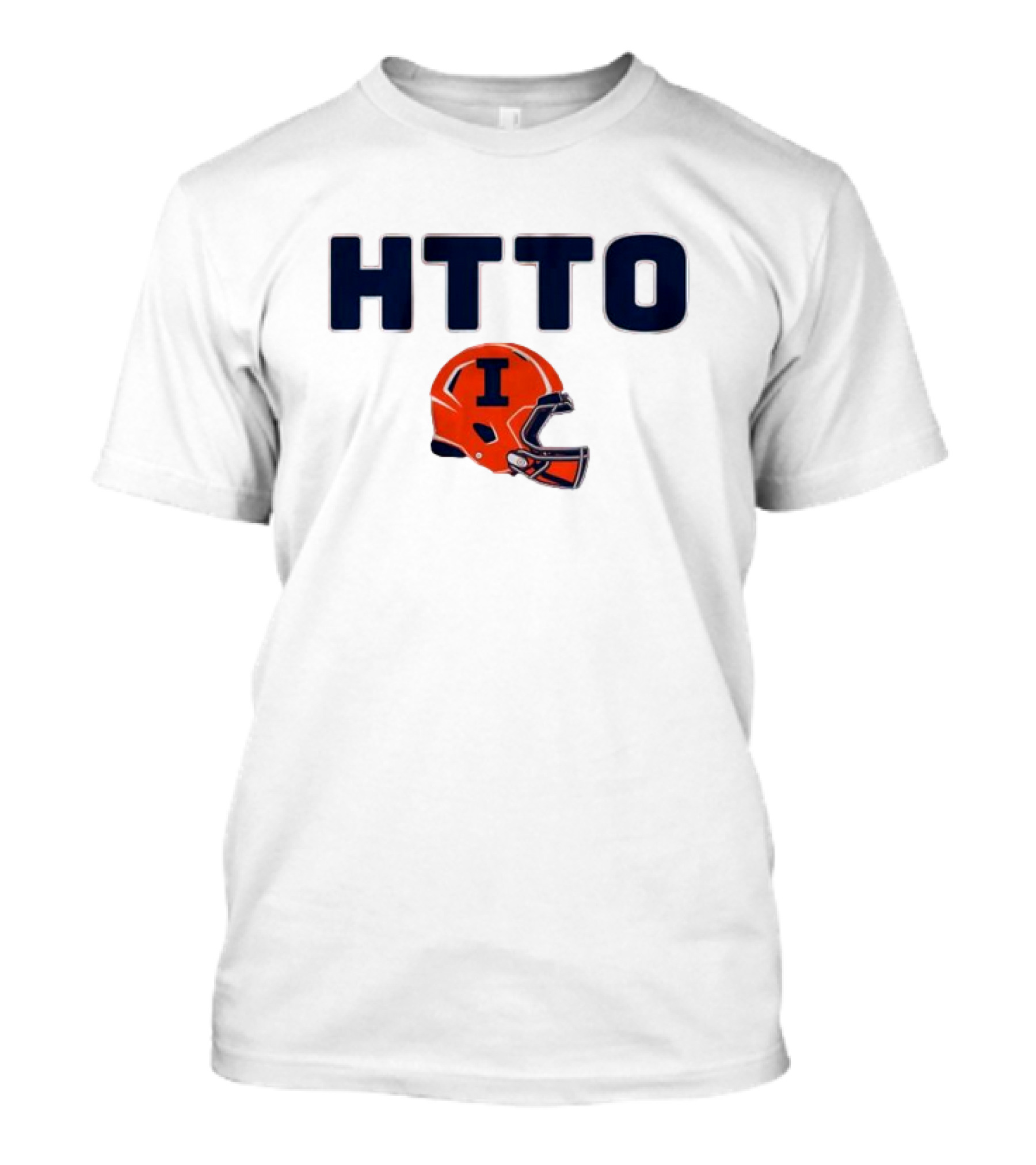 Illinois Football HTTO Helmet I T-Shirt