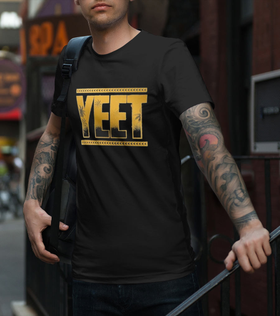 Yeet Jey Uso Champion Edition Golden Text T-Shirt