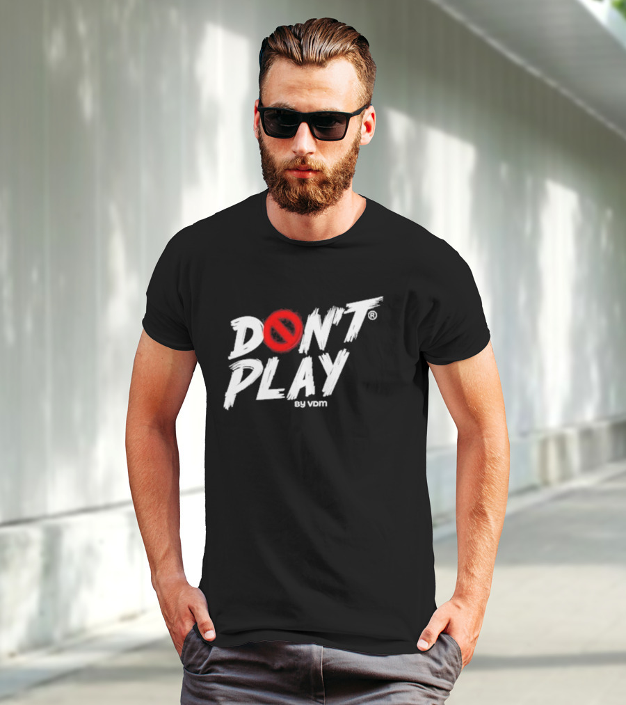 Martins Vincent Otse Don't Play VDM Red Circle T-Shirt