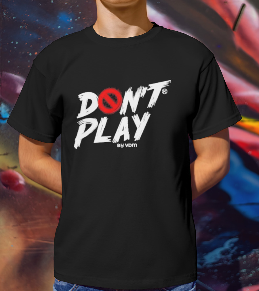 Martins Vincent Otse Don't Play VDM Red Circle T-Shirt